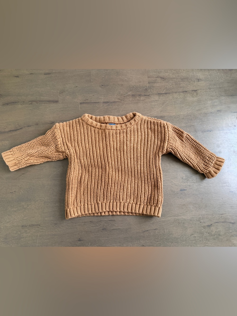 Old Navy Kids Chunky Knit Sweater - Camel 6-9M